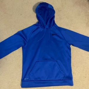 Royal Blue Nike Hooded Sweatshirt